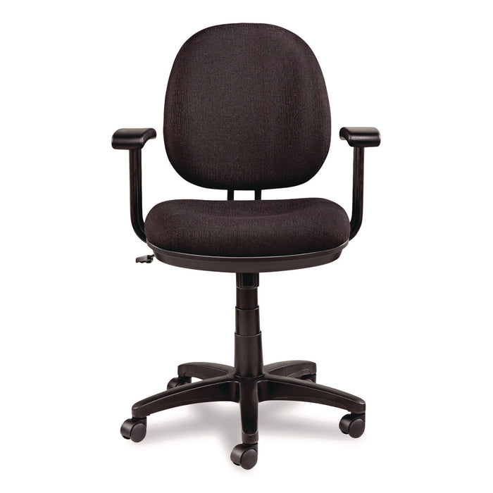 Alera Interval Series Swivel/Tilt Task Chair, Supports Up to 275 lb, 18.42" to 23.46" Seat Height, Black