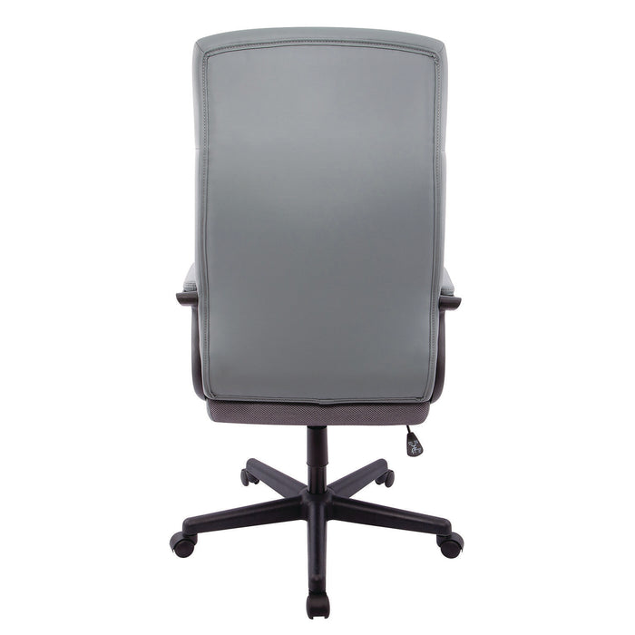 Alera Oxnam Series High-Back Task Chair, Supports Up to 275 lb, 17.56 to 21.38 Seat Height, Gray Seat, Gray Back, Black Base