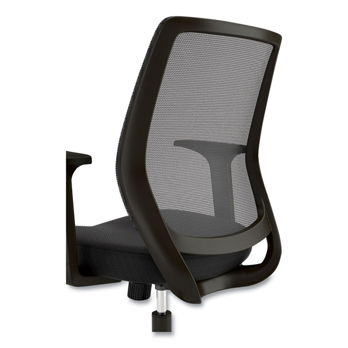 Wessex Ergonomic Fabric Mesh Swivel Task Chair, Supports Up to 275 lbs, 17.09 to 20.83 Seat Height, Black Seat/Back/Base
