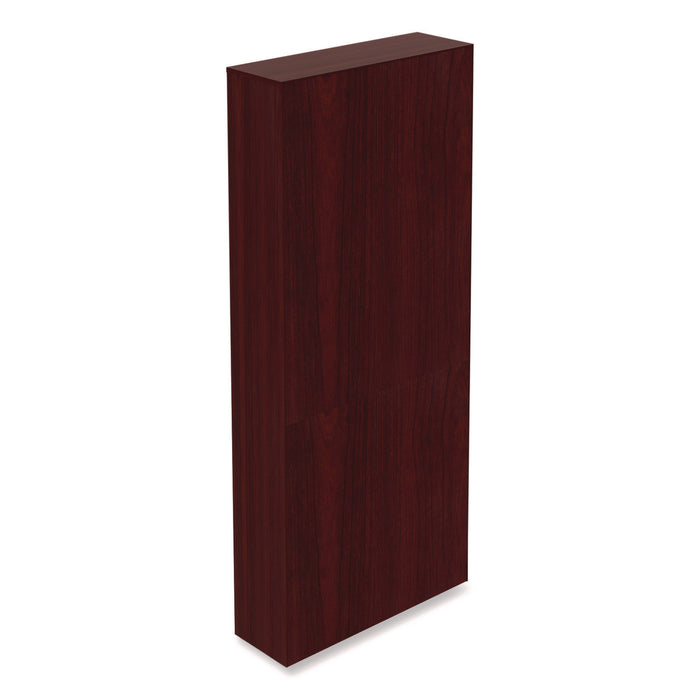 Alera Valencia Series Square Corner Bookcase, Seven-Shelf, 35.63w x 11.81d x 83.86h, Mahogany