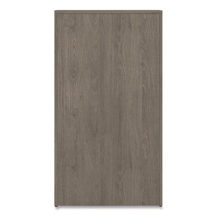 Alera Seville Bookcase, Five-Shelf, 36" x 14" x 65", Walnut