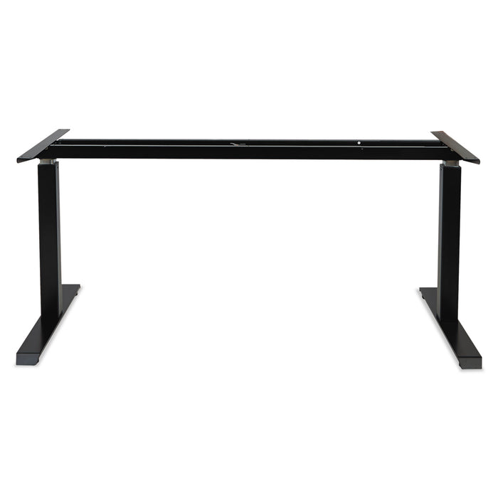AdaptivErgo Sit-Stand Pneumatic Height-Adjustable Table Base, 59.06" x 28.35" x 26.18" to 39.57", Black