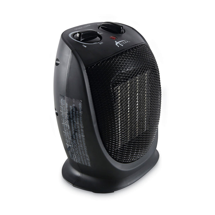 Ceramic Heater, 1,500 W, 7.12 x 5.87 x 8.75, Black