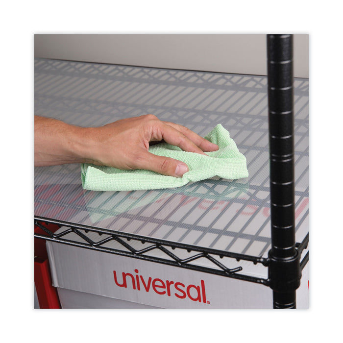 Shelf Liners For Wire Shelving, Clear Plastic, 48w x 24d, 4/Pack