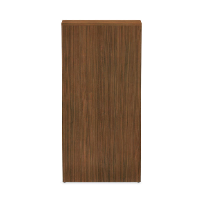 Alera Valencia Series Bookcase, Five-Shelf, 31.75w x 14d x 64.75h, Modern Walnut