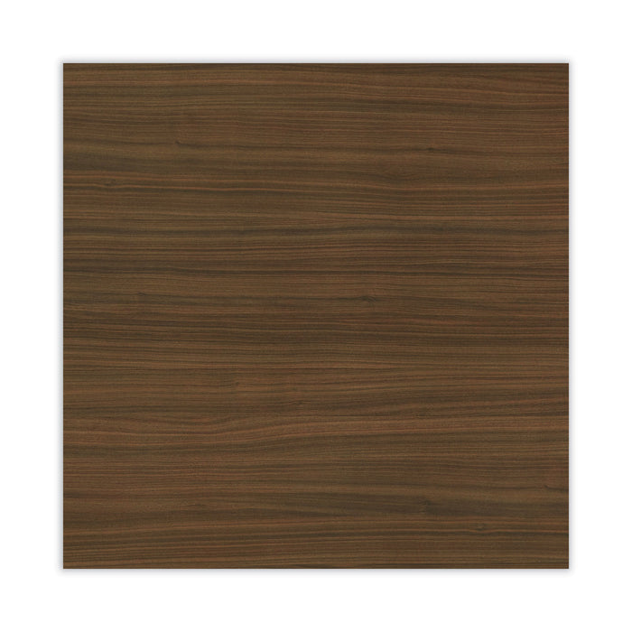 Alera Valencia Series Hutch with Doors, 4 Compartments, 58.88w x 15d x 35.38h, Modern Walnut