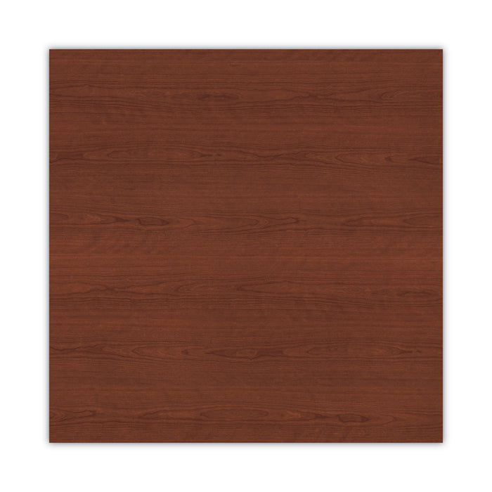 Alera Valencia Series Hutch with Doors, 4 Compartments, 70.63w x 15d x 35.38h, Medium Cherry