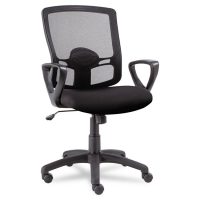 Black for sale online Alera ALEMX4517 Merix Series Swivel High Back Chair 