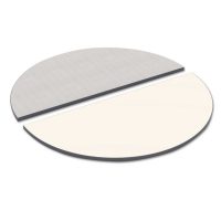 Alera Reversible Laminate Table Top 60w X 24d White/gray Alett6024wg for sale online 