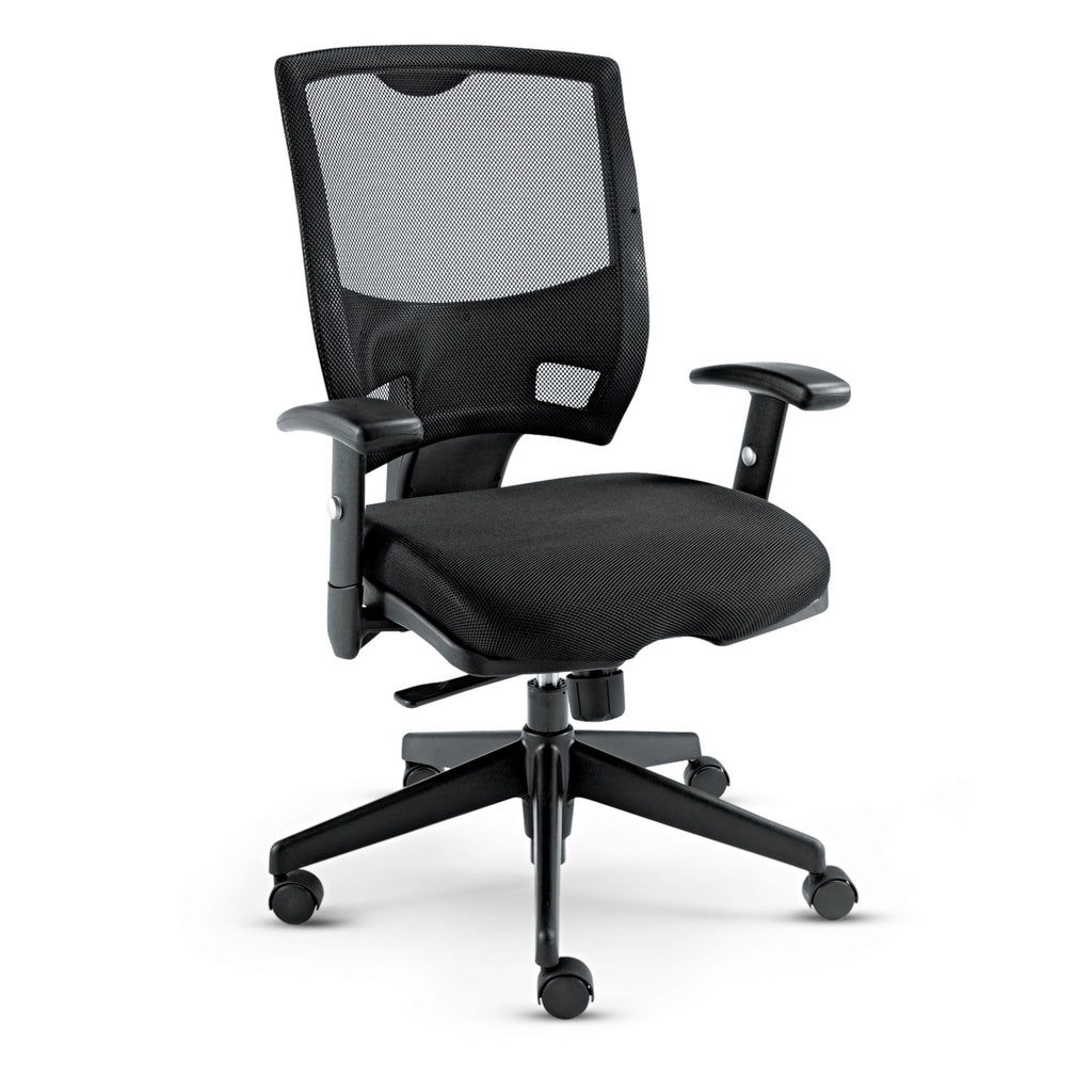 Alera Epoch Series Fabric Mesh Multifunction Chair, Supports Up to