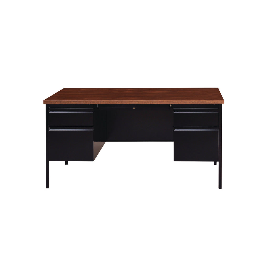Double Pedestal Steel Desk, 60