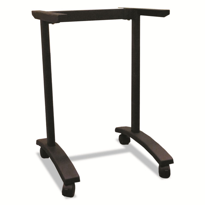 Alera Valencia Series Training Table T-Leg Base, 24.5w x 19.75d x 28.5h, Black