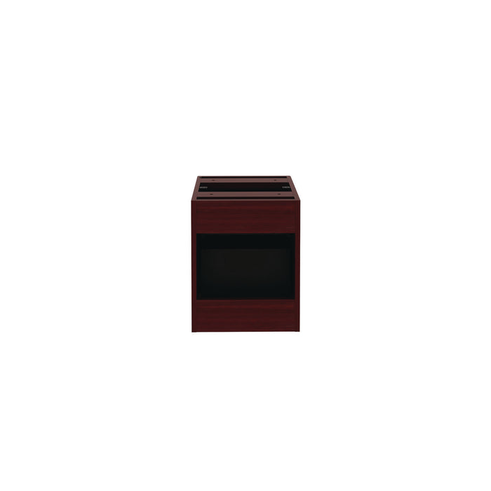 Alera Valencia Series Hanging Pedestal File, Left/Right, 2-Drawers: Box/File, Legal/Letter, Mahogany, 15.63" x 20.5" x 19.25"