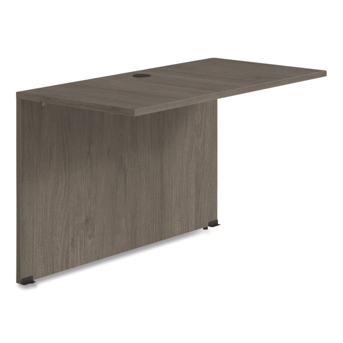 Alera Seville Series Bridge Return, 48w x 24d x 29h, Walnut — Alera Details