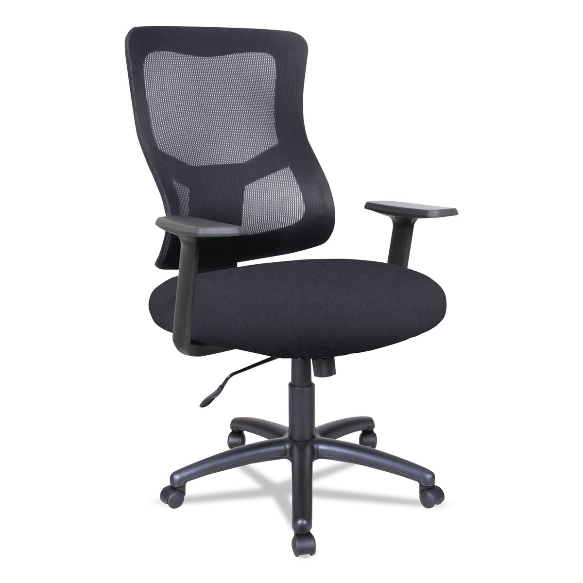 Alera Elusion II Series Mesh Mid-Back Swivel/Tilt Chair, Supports
