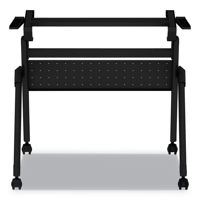 Flip and Nest Table Base, 32.25w x 23.63d x 28.5h, Black
