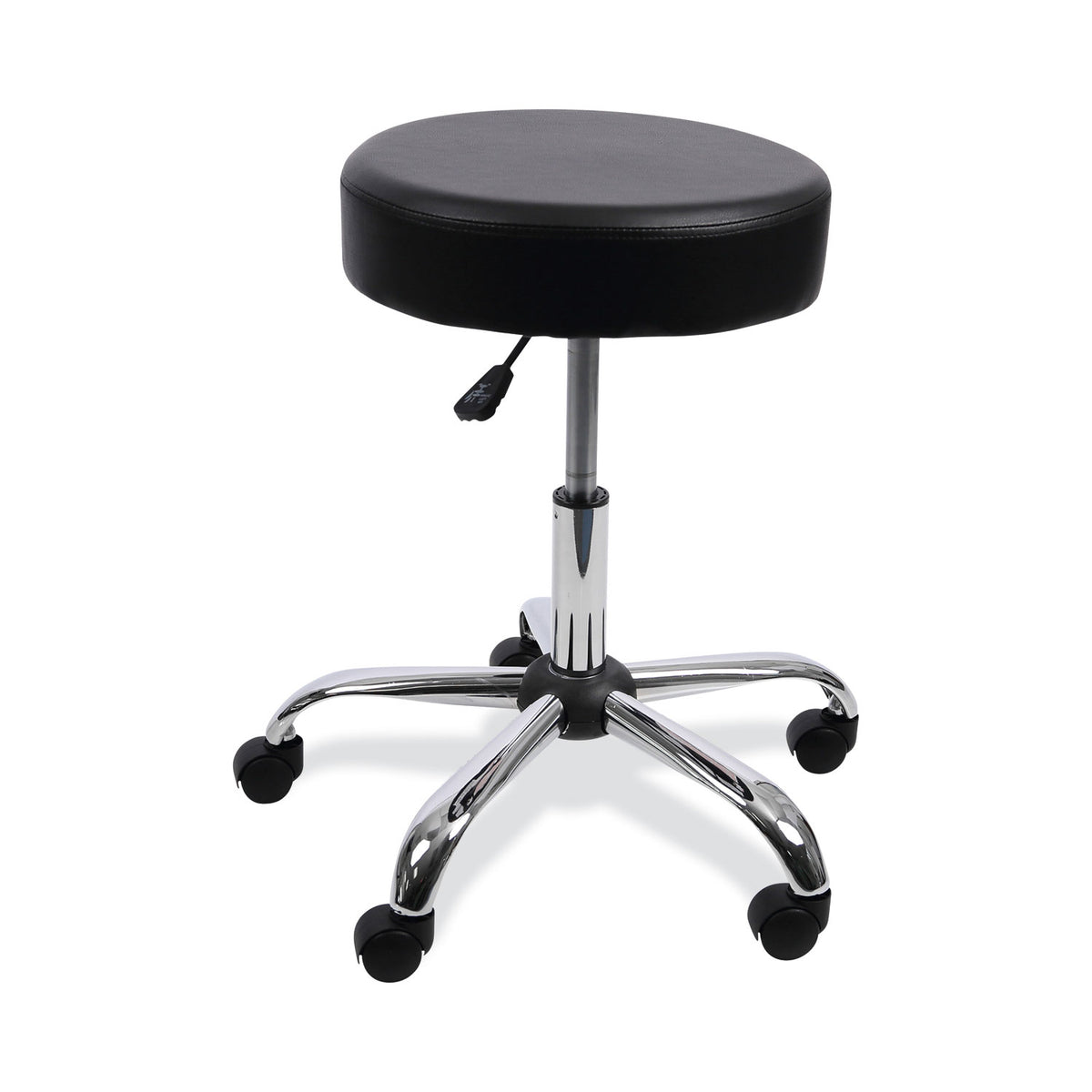 Height Adjustable Lab Stool, Backless, Supports Up to 275 lb