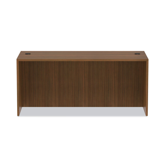 Alera Valencia Series Straight Front Desk Shell, 65" x 29.5" x 29.63", Modern Walnut