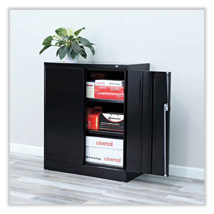Standard Assembled Storage Cabinet, 36w x 18d x 42h, Black