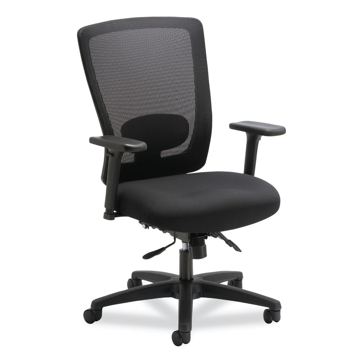 Alera Envy Series Mesh Mid-Back Multifunction Chair, Supports Up