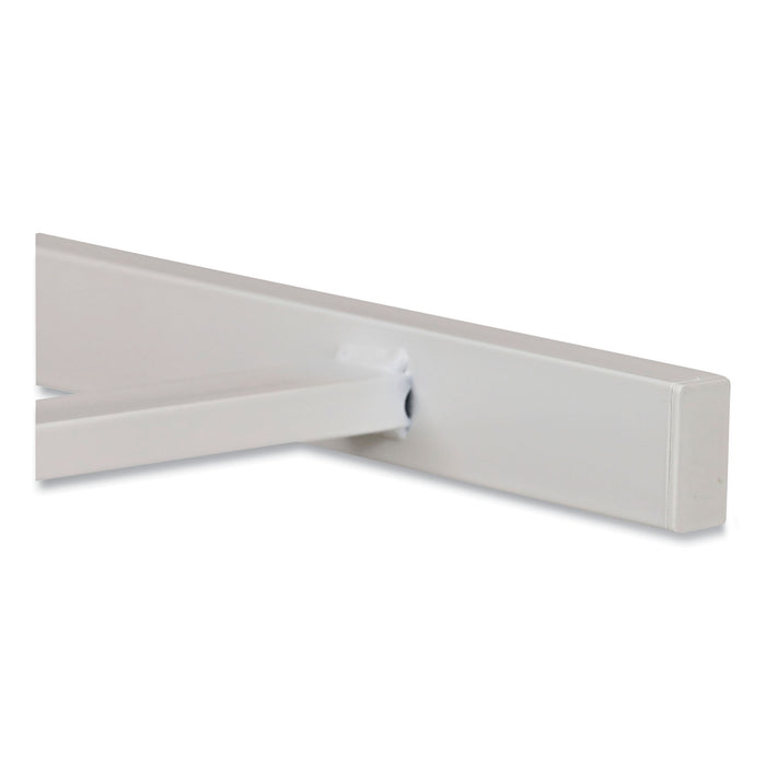 Modern Writing Desk, 47.24" x 23.62" x 29.92", Beigewood/White