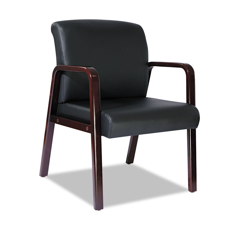 Alera Reception Lounge Series Guest, Leather Guest Chair