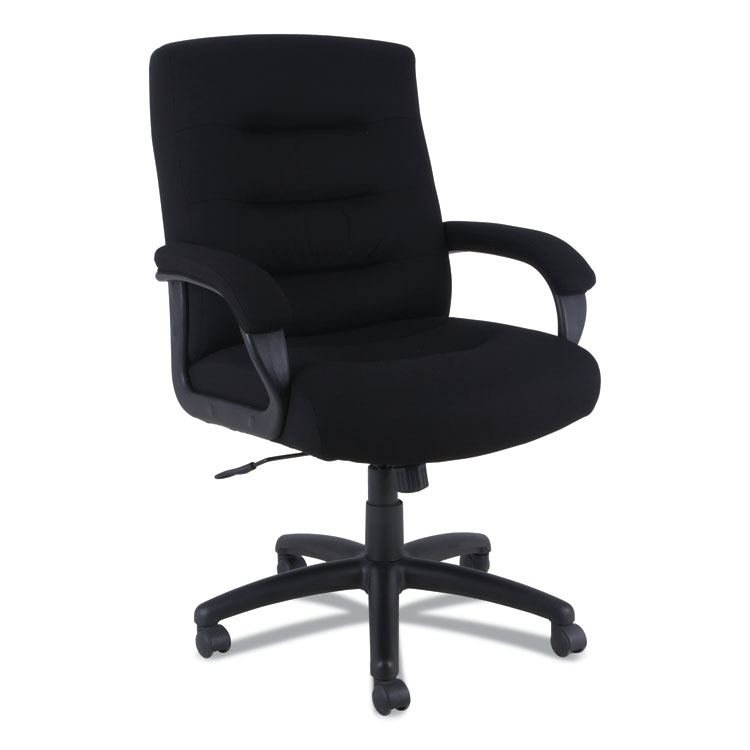 Alera®Alera Kesson Series Mid-Back Office Chair, Supports Up to 300 lb,  18.03″ to 21.77″ Seat Height, Black – Alera Details